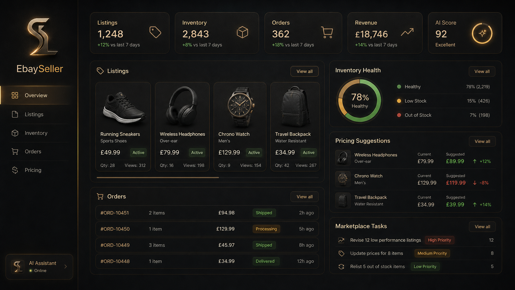 ListForge demo preview